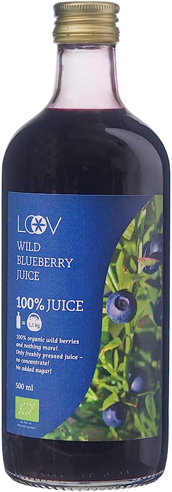 wilde bosbessen juice